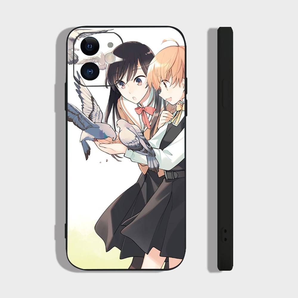 Bloom Into You Bilibili Animation Phone Case For IPhone 17 Air 16 15 14 13 Pro Max 11 12 Black Silicone Cover