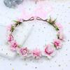Flower Headbands Women Bride Flower Crown For Wedding Party Supply Floral Garlands Crown Hair Wreath Floral Headbands