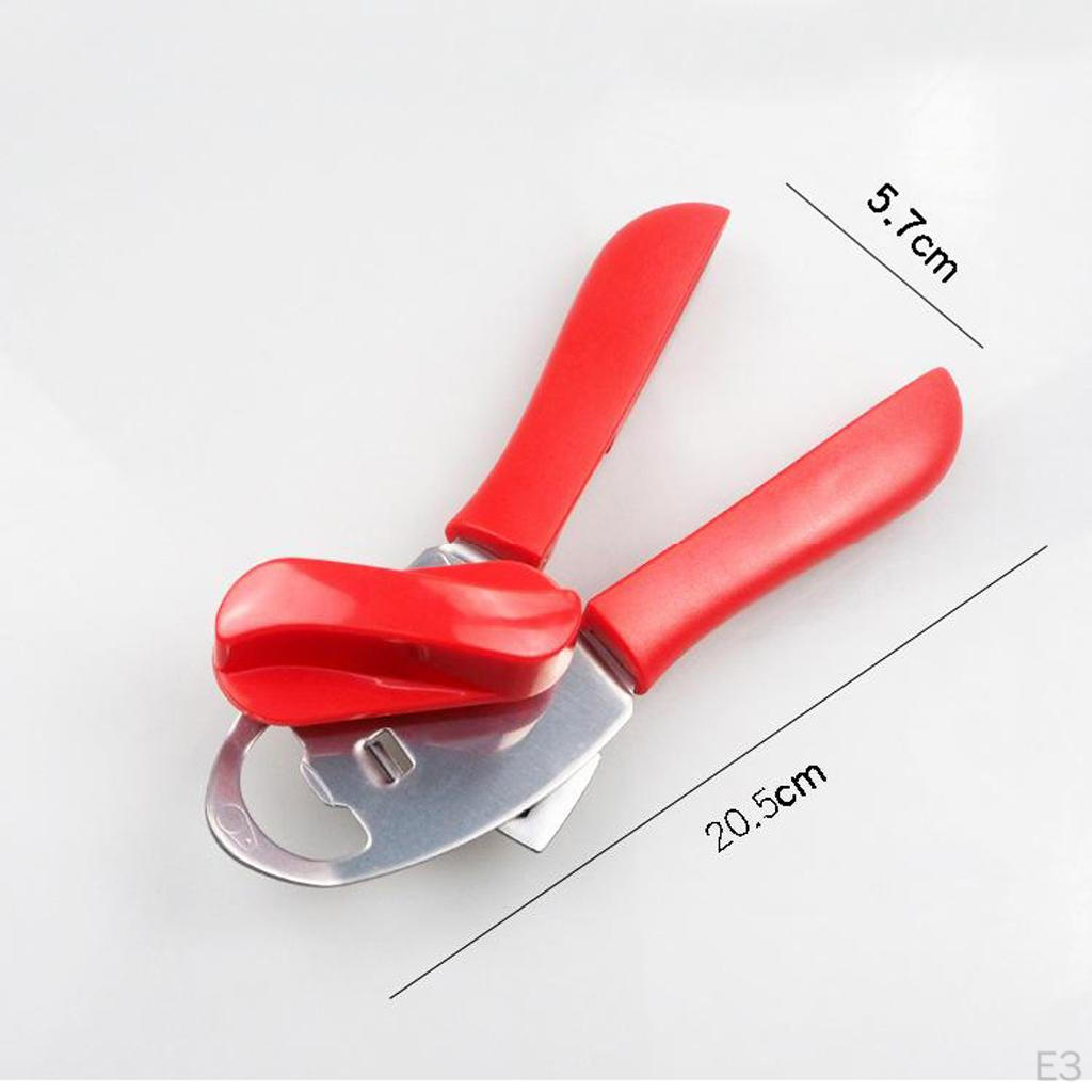 Can Opener, Upgraded Manual Opener Multifunctional Stainless Steel Heavy Duty Handheld