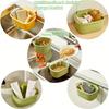 Kitchen Sink Drain Basket, Self-Cleaning Clog Prevention Mesh Filter Push Strainer for Kitchen and Bathroom - Automatic Food Waste Disposal