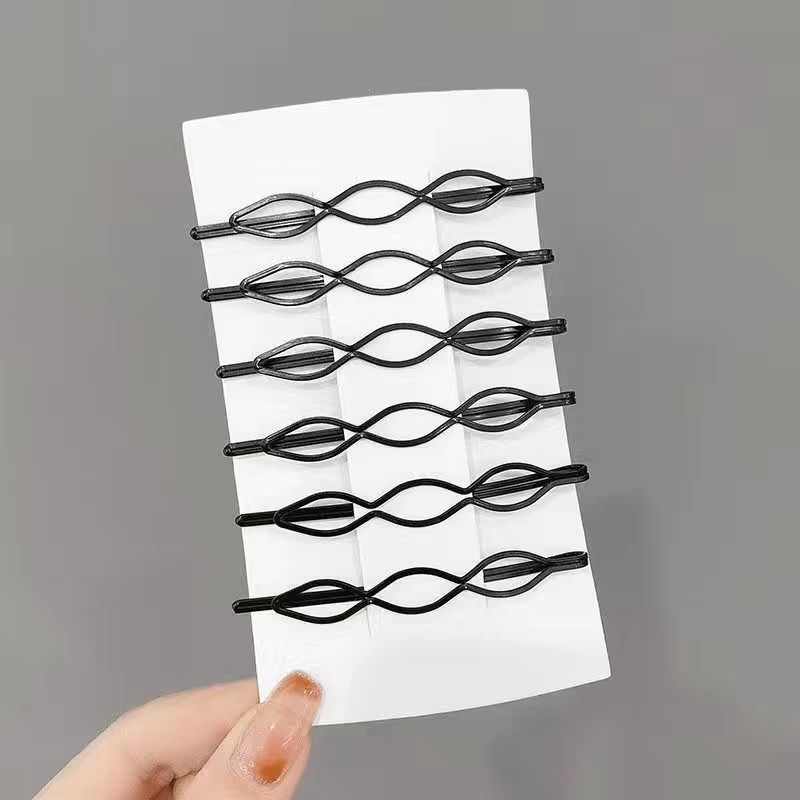 

12 шт. Черные заколки для волос - Винтажная матовая отделка, Невидимые заколки для челки для женщин, Элегантные свадебные аксессуары для волос, Аксессуары для волос