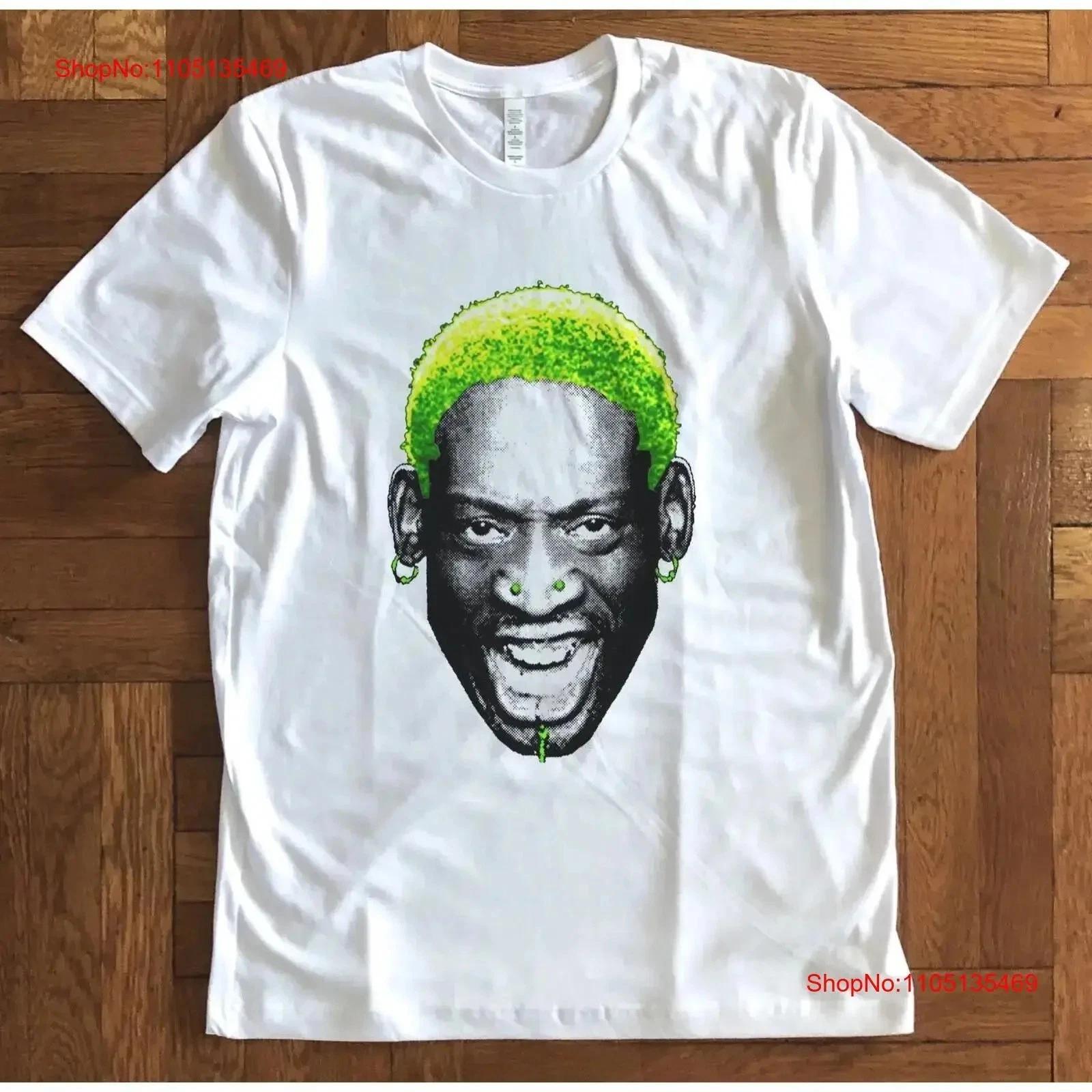 Dennis Rodman T-Shirt Graphic Print Cotton Unisex Basketball Player Tee S