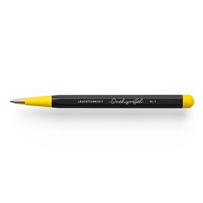 Leuchtturm Ballpoint Pen Dregriffle Bauhaus Black Lemon 366571 Imported Oil-Based 0.5 & (Genuine Product)