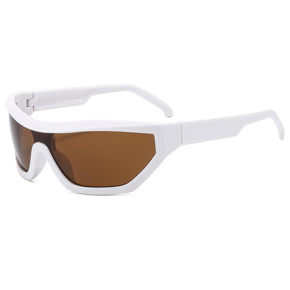 Y2k Sunglasses For Men With Uv400 Protection Large Round Frame For Streetwear And Outdoor Activities