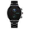 Men's  Luminous Running Alarm Clock Watch