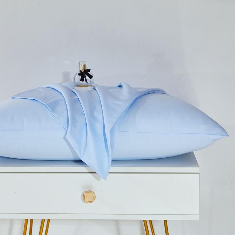 High Count High Density 100% Cotton Envelope Pillowcase Solid Simple Design 30x50 50x70cm