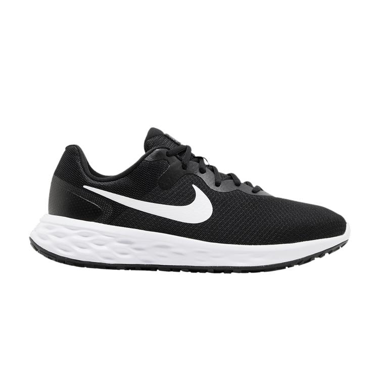 Nike Revolution 6 Extra Wide  Черный Белый  45