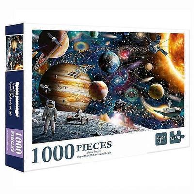 Çocuk yapbozu 1000 parça yapboz oyuncak Noel hediyesi (B)