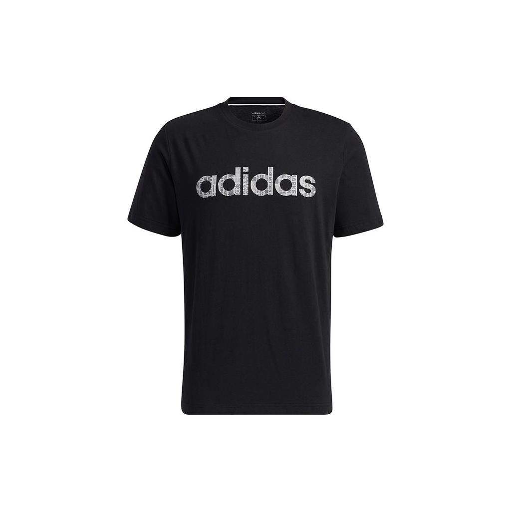 Adidas Neo T Shirts Men's Black Crew Neck Moderate Straight Fit GP4881
