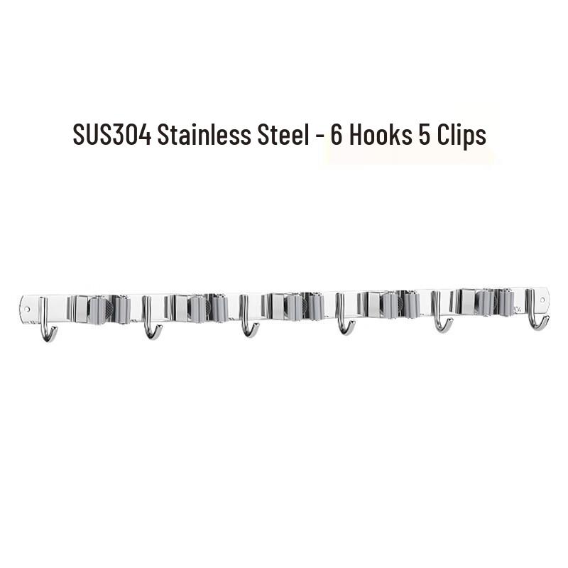 Xuan Yong No-Punch Stainless Steel Mop Holder