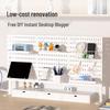Desk Clip Adjustable Pegboard Stand - No-Drill Bracket