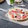 12/14inch Pizza Shovel Metal Non-Stick Pizza Peel with Wood Handle Cake Lifter Transfer Tray for Homemade Baking Pizza Bread