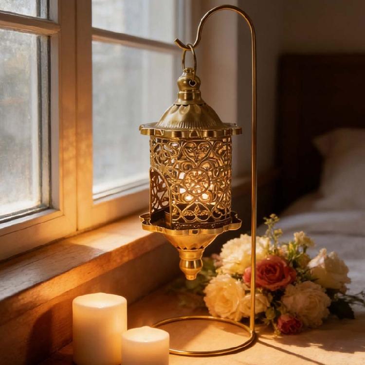 Retro Iron Birdcage Hanging Lantern Tealight Candle Holders Stand With Artistic Openwork Baroques Designs Home Decors