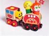 Panman Mini Train, Wooden Magnetic Assembled Toy Car, Cute Character Set, Total Length 33cm, Weight 0.35kg per Set