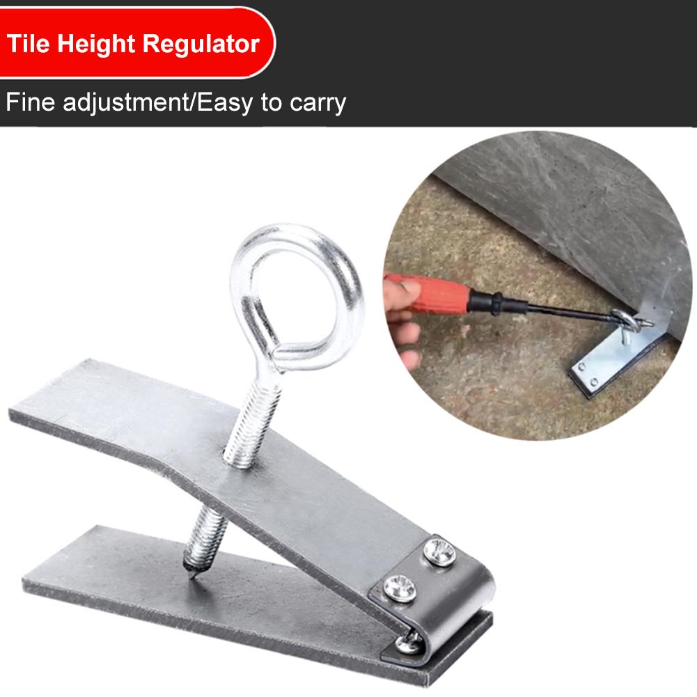 Regulator de înălțime reglabil pentru plăci 1-5,5 cm Localizator de plăci ceramice de perete durabil 250 kg Suport Dispozitiv de nivelare a ridicătorului din oțel galvanizat