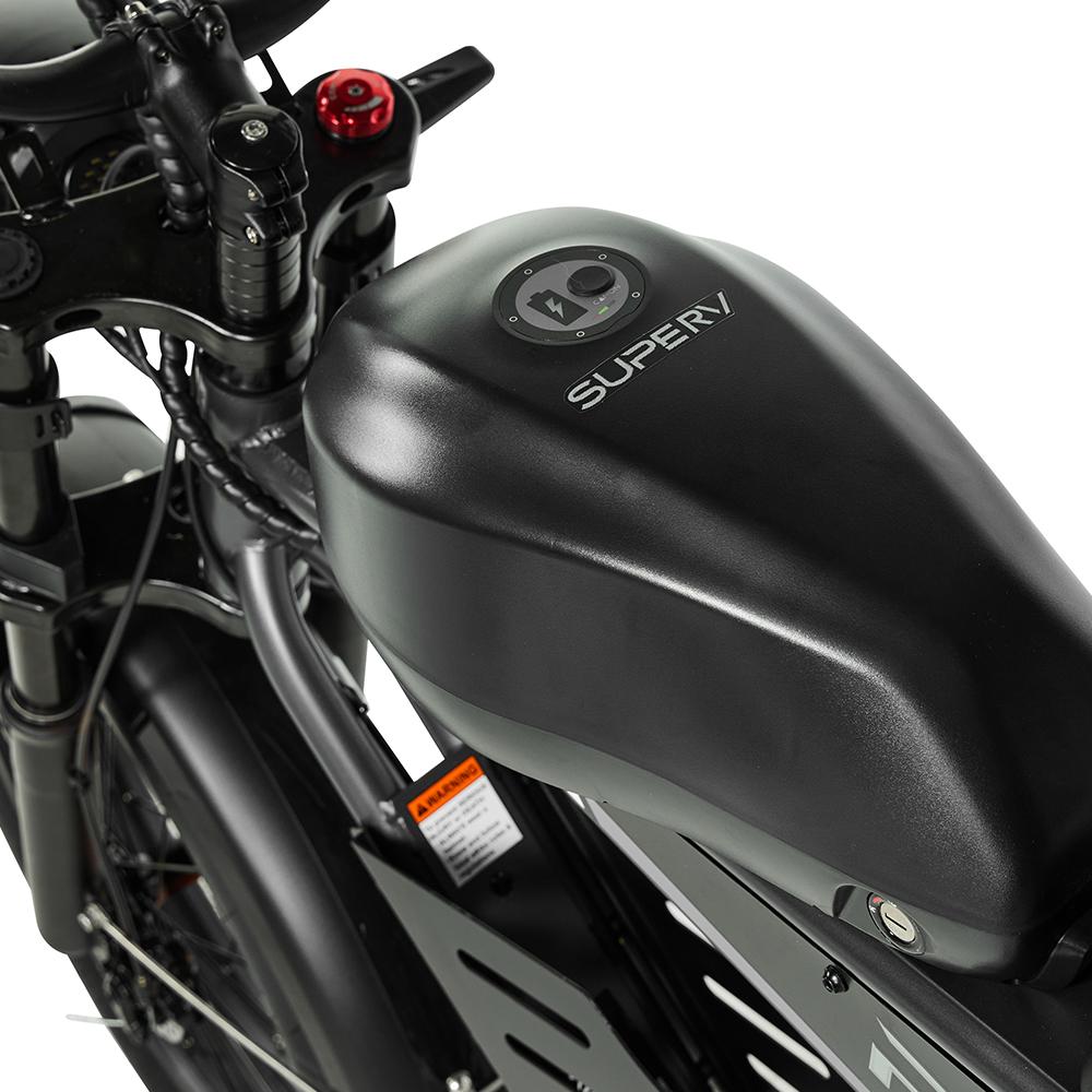 Electric Bike Pixar Super 500W Motor 30AH Max Range 100KM Top Speed 25Km/h Load 120KG 20"x4.0" Black