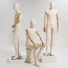 Male Full-Body Mannequin with Fabric Wrap for Clothing Display