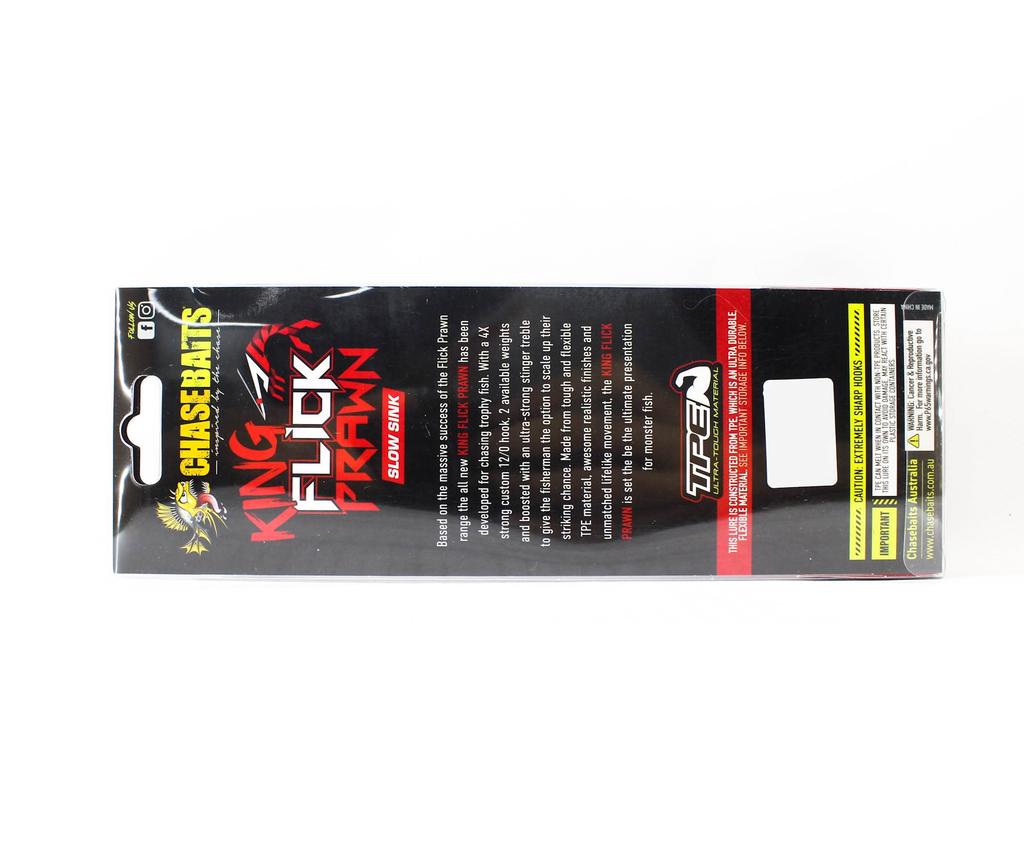 Chasebaits Flick Prawn King 180 mm 49 grams Sinking Lure 06 (6109)