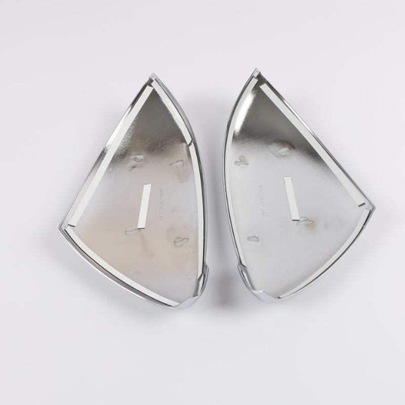 For Volkswagen Golf MK7/7.5 GTI/TSI R 2014- Car Side Rearview Mirror Cover Trim Sportsvan Chrome Silver Turn Signal Mirror