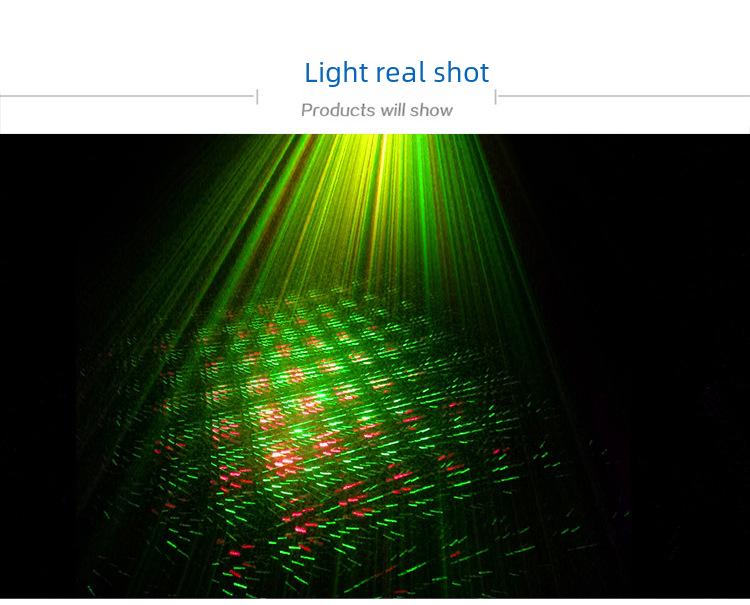 Starry Sky Voice-Controlled Rotating Stage Laser Light for KTV & Bars