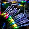 Lewtemi 60 Pack Fiber Optic Wand Glow Wand LED Light Up Wand Bulk with 3 Flashing Models Flashing Sticks with Included Batteries for Birthday Party