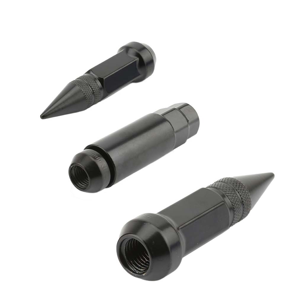 20pcs Car Wheels Rims Lug Nuts With Spike Extended Tuner Nut M12 X 1.5/M12 X 1.25 Wheel Bolt Screw Aluminum Lug Nuts Universal