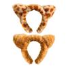 Adjustable Animal Ears Headbands Plush Cosplay Ears Hair Hoop Fashion Headbands for Various Ages