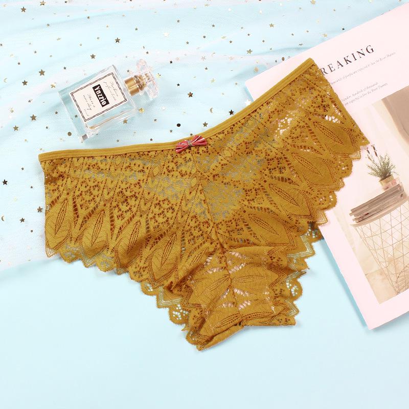 

Mid-Rise Lace-Trim Bow Cross-Strap Women s Briefs Extra Large