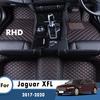 Car Floor Mats Fit For Jaguar XFL 2017 2018   Auto Leather Carpets Pads Vehicle Front Rear Row Full Set Foot Matts Rugs