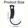 1PCS Portable J-Shaped Easy Grip Tin Openers Kitchen Non-Slip Jar Opener Lid Opening Tools Ring Pull Can Opener Multifunctional
