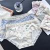 Ladies Spring and Summer Lovely Cotton Ice Screen Lace Panties