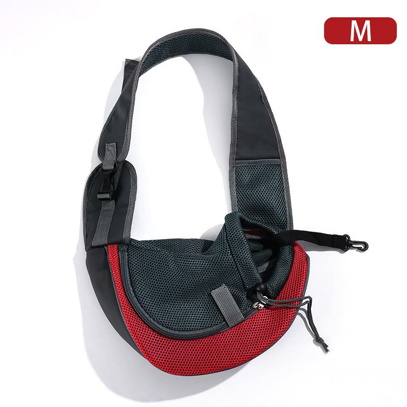 Pet Cat Dog Carrier Backpack Travel Tote Shoulder Bags Mesh Sling Carry Pack Pet Carrying Supplies Crossbody Shoulder Bag