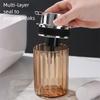 Refillable Liquid Foaming Soap Dispenser Press Type Mousse Bottle Dish Soap Container  Shower Gel