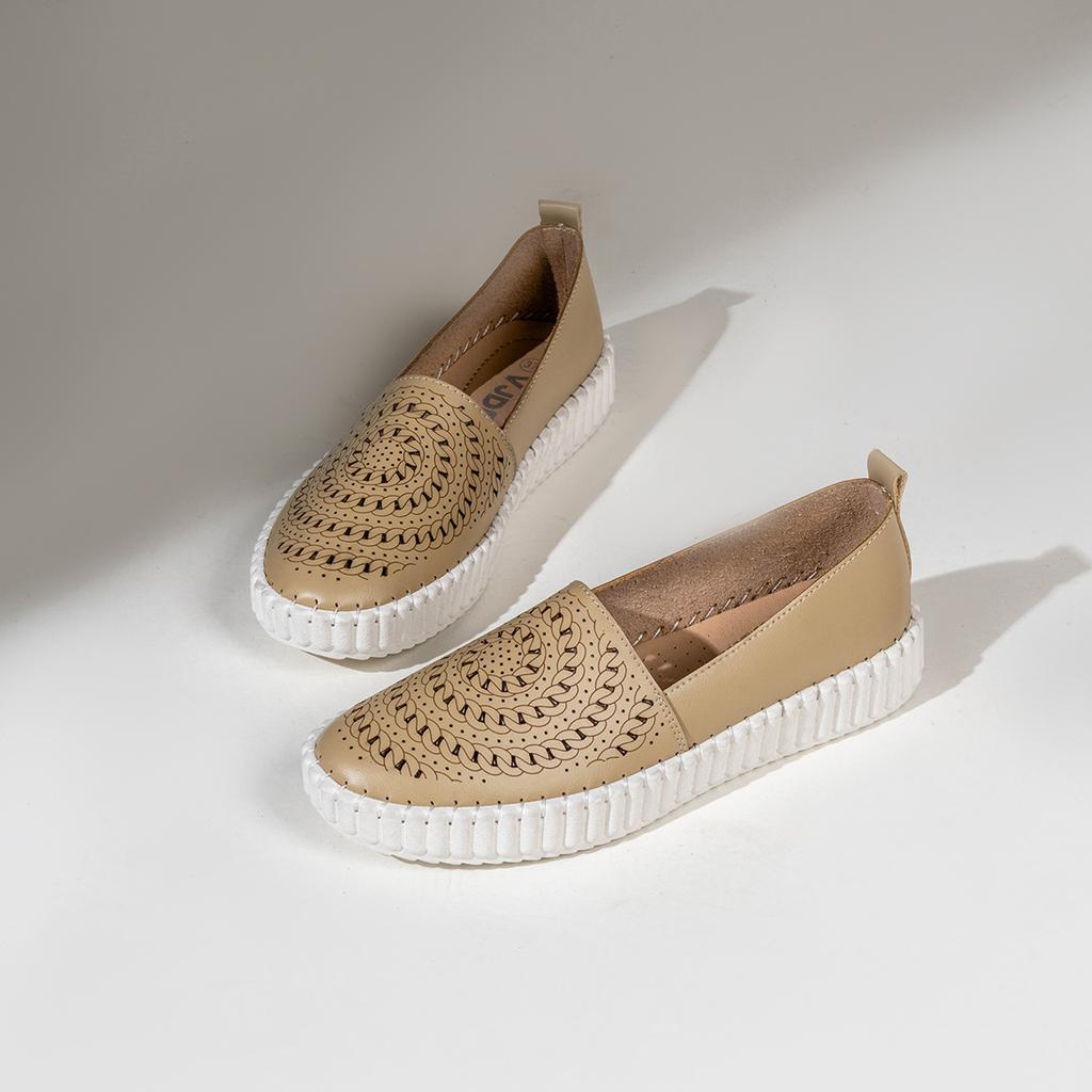 Foreign Trade Large Size Platform Casual Shoes Women Wear Fashionable Versatile Breathable Hollow Fisherman Shoes Soft Sole Single Shoes Women