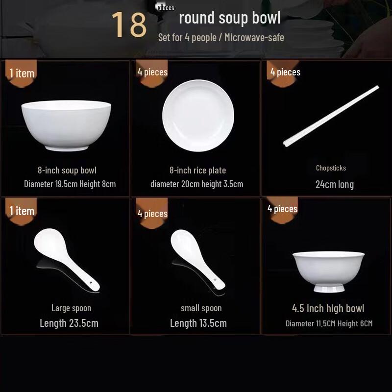 Minimalist Bone China Underglaze Dinnerware Set