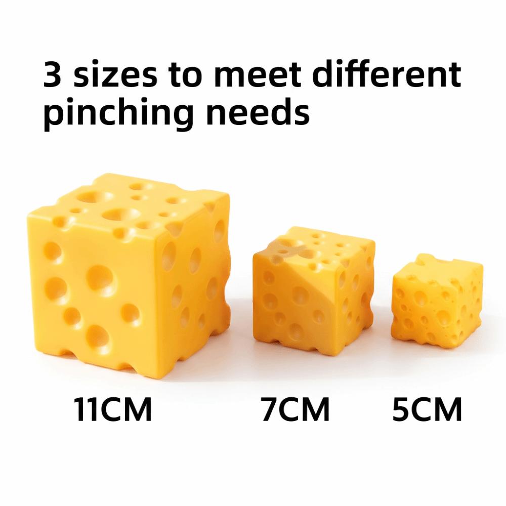 Extra Large Size Cheese Squeeze Toy Fast Rebound Cheese  Fidget Toy  Holiday Gift