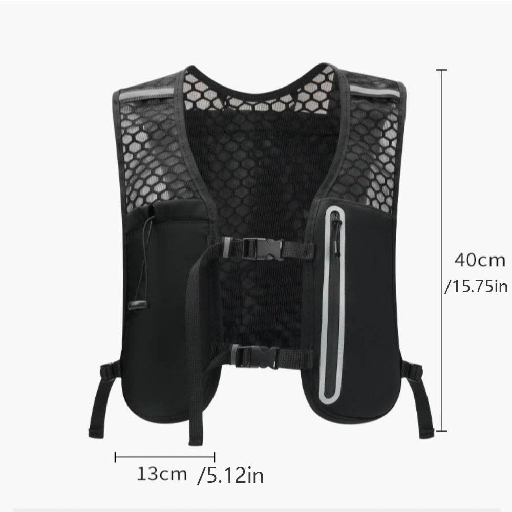 Non-Slip Hydration Running Vest Lightweight Bladder Chest Pack Water Backpack  Waterproof
