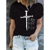 Unique Love Like Jesus Graphic Tee - Soft Short Sleeve Crew Neck Casual Top for Women - Perfect for Summer & Spring Seasons