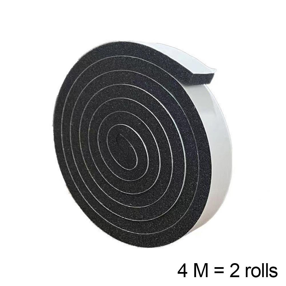2M Wearable Sliding Window Weather Strip Soundproofing Foam Door Bottom Seal Tape Dustproof Self Adhesive Window Gap Hardware
