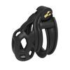 Male Chastity Cage Sleeve With 4 Size Resin Penis Rings Discreet Sissy Femboy Cock Cage Devices Men Adult Goods