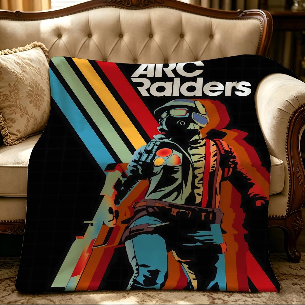 Game A-ARC Raiders-s Throw Thick Comfort Flannel Quilt, Multi-scene Use Indoor Outdoor Daily Nap
