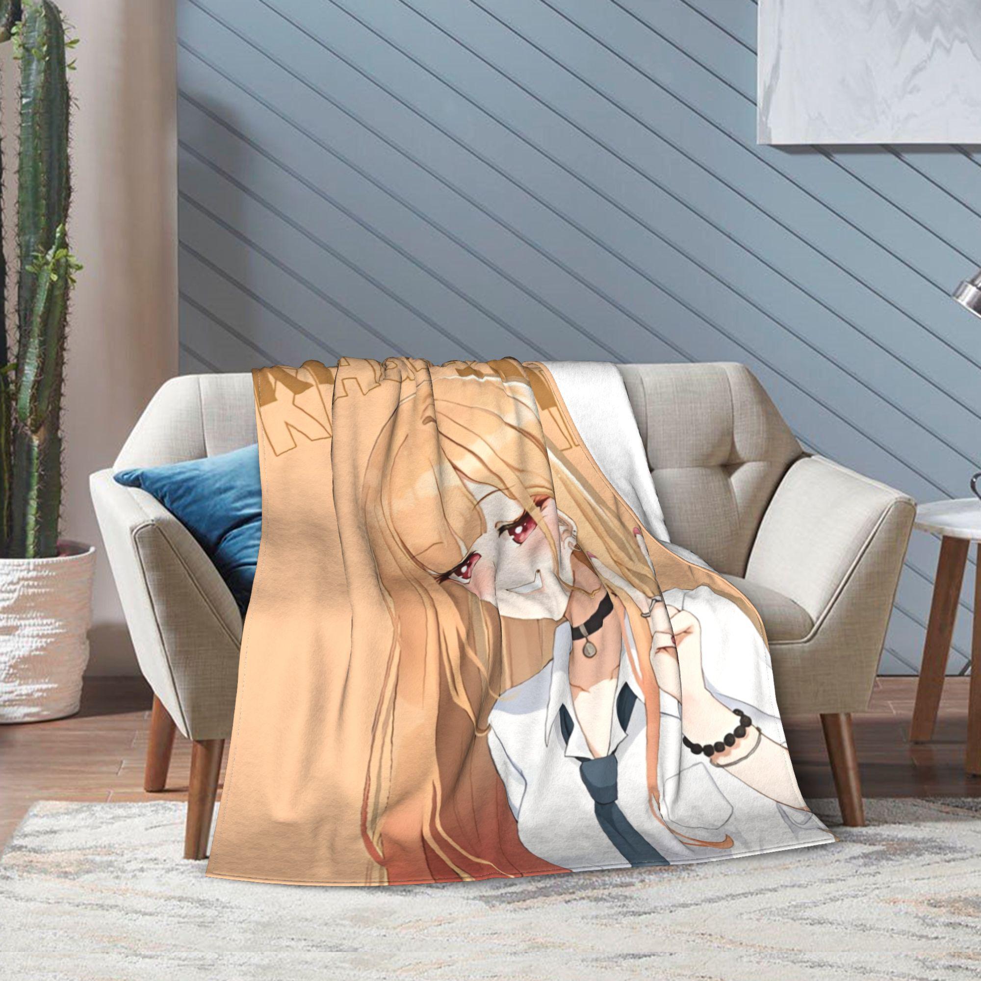 

Japan Anime Marin Kitagawa Accessories Blanket Super Soft Cozy Throw Blankets for Sofa 50x60 Inches Multiple Sizes Bedspread 130x150cm