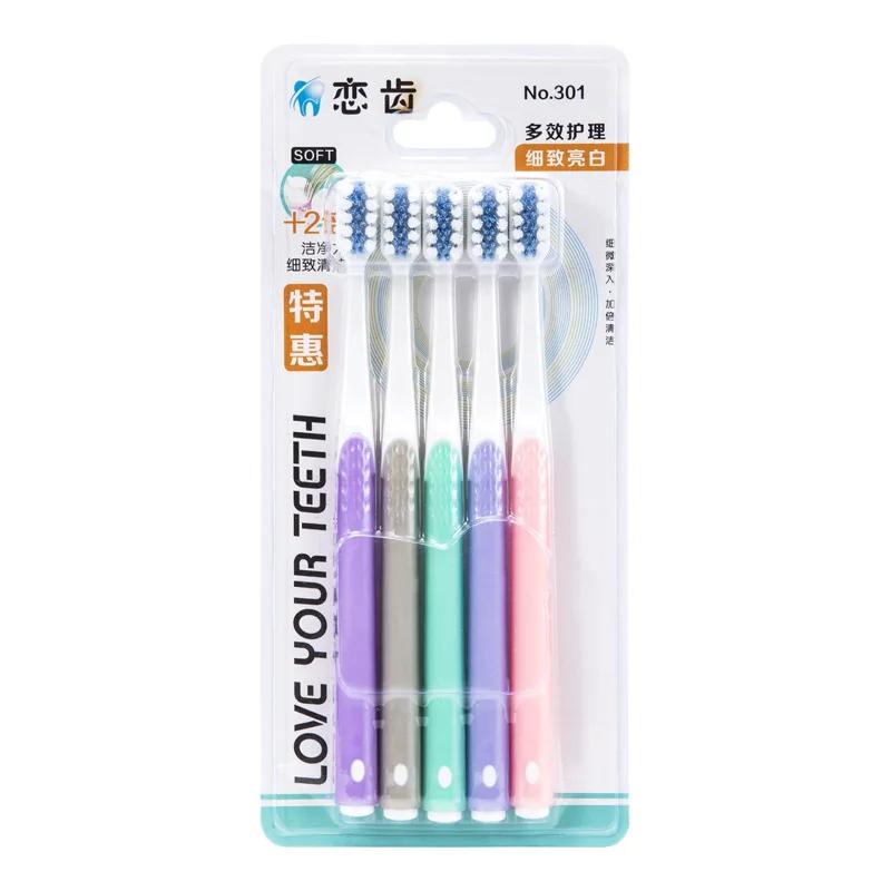 10pcs set Kids Adults Soft bristle Toothbrush Cute Design Training Toothbrush for Dental Care