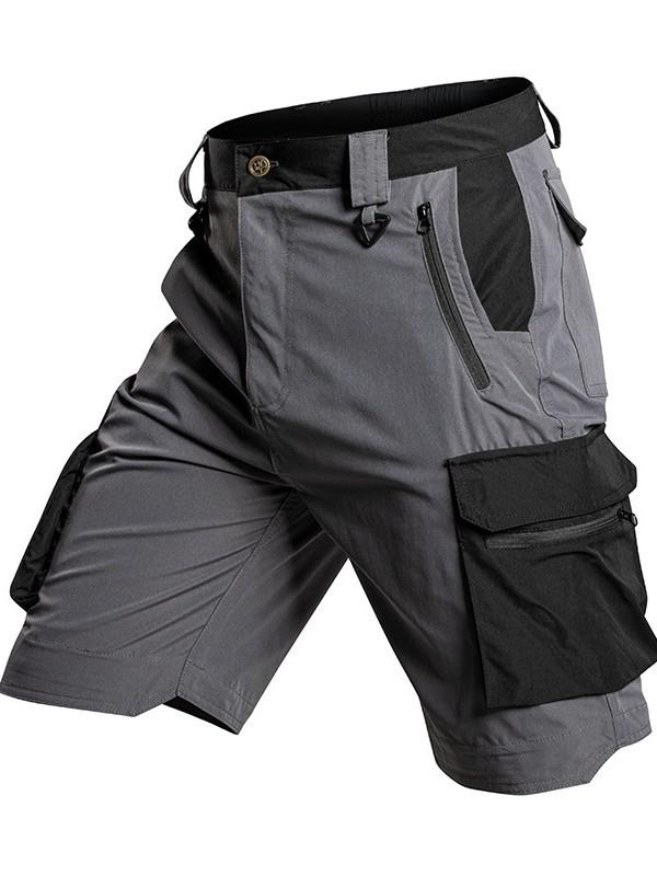 Consul Men's Lightweight Summer Tactical Shorts - Elastic, Multi-Pocket Bermuda for Outdoor Activities