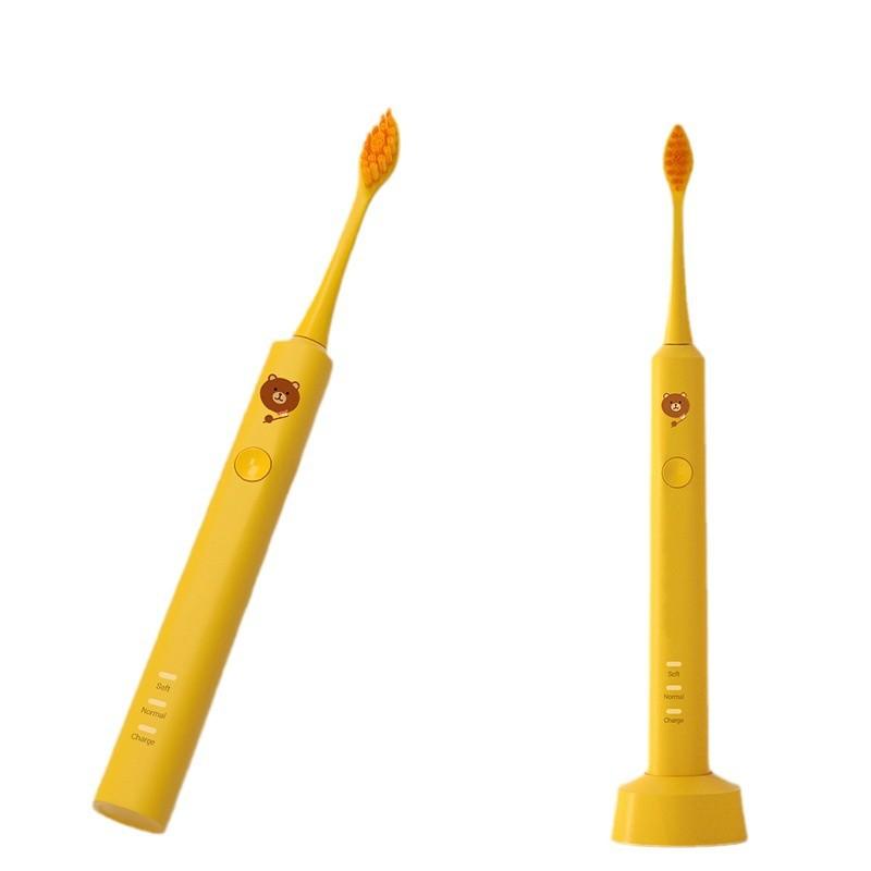 Children's Electric Toothbrush Cute Cartoon Soft Hair Intelligent Timing Sonic Charging Children's Toothbrush