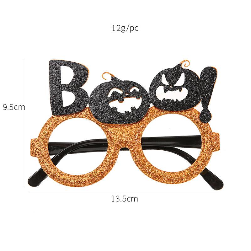 New Halloween Glasses Children's Funny Party Costumes Photo Prop Decorative Goods Skull-and-pumpkin Ghost Day Party