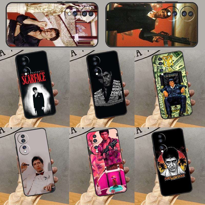 Scarface Tony Montana Case For Honor Magic 7 Lite 5 6 Pro Honor 200 50 70 90 Lite X9b X9a X8b X8a X8 X9 X9c Cover