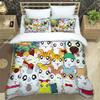 3D Printing Carton Lovely Hamtaro Beding Set Soft Duvet Cover Pilow Set Birthday Gift Children Comfortable Quilt Cover Beding Home Textiles