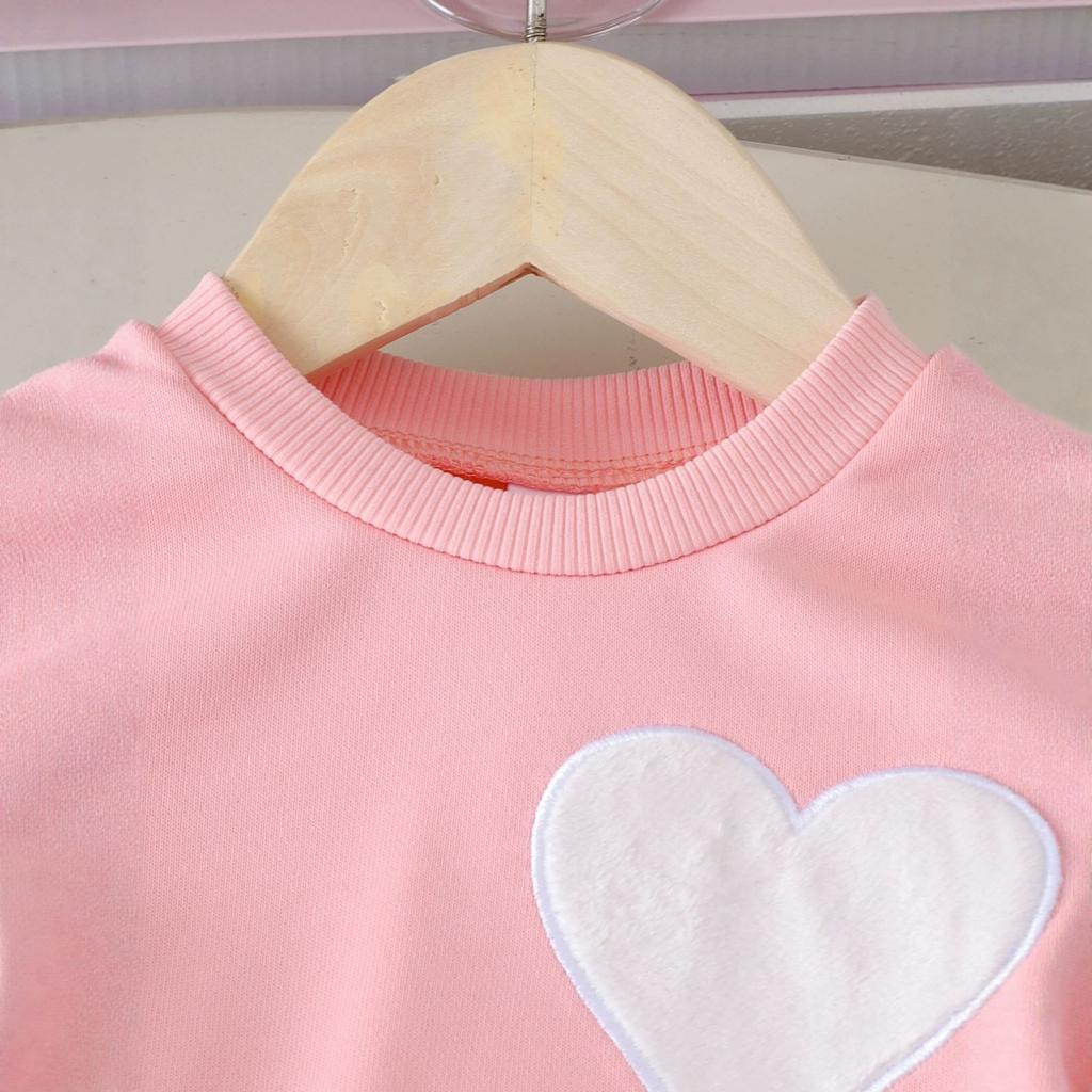 Kids Casual Long-Sleeve Set, Comfortable Daily Wear Outfits