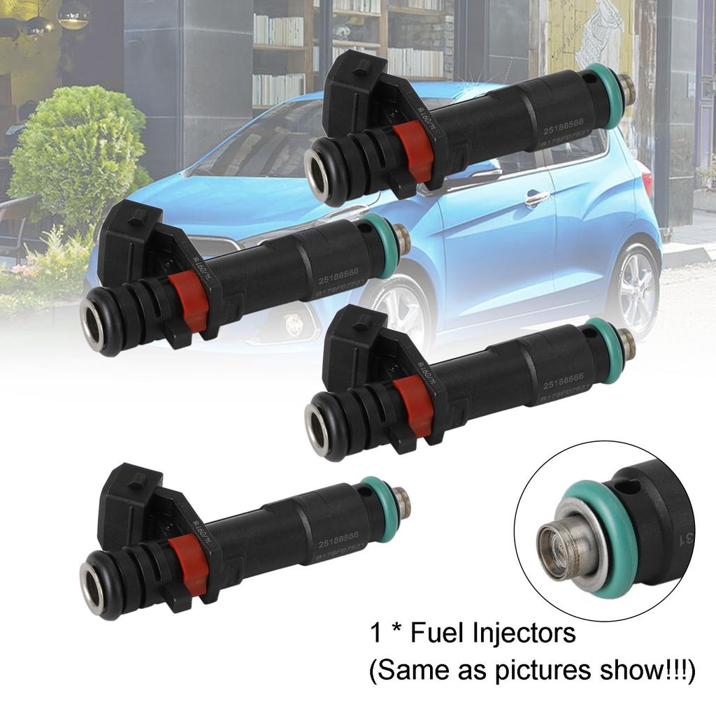 4PCS Fuel Injectors 96800843 Fit for Chevrolet Spark 2011-2015 1.2L L4 INJ675